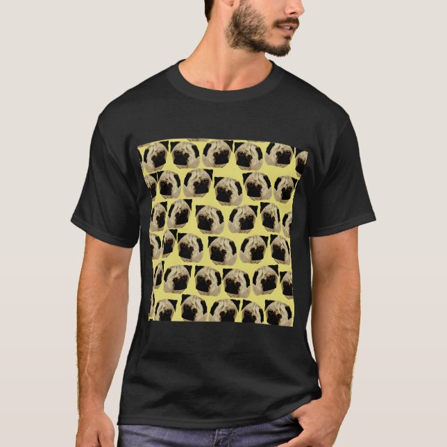T-shirt Chiens Carlin (Devant)