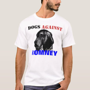 T-shirt Chiens contre Romney