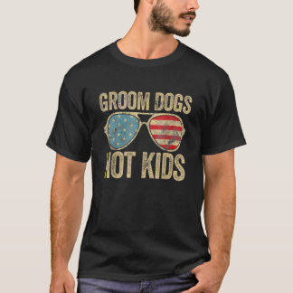 T-shirt Chiens de chambre pas enfants Sunglass American Fl