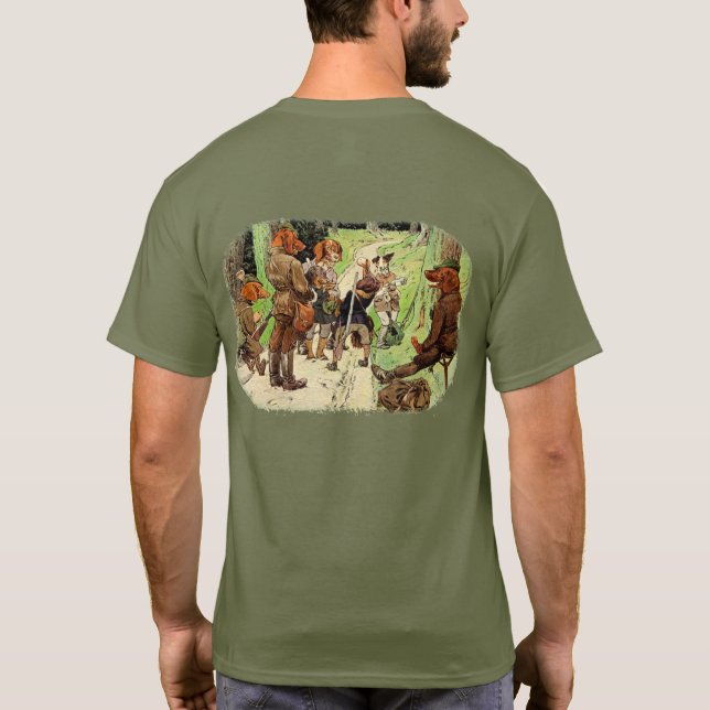 T-shirt Chiens de chasse, huntingdogs (Dos)