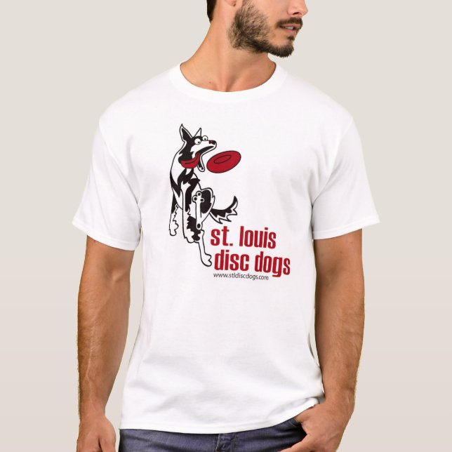 T-shirt Chiens de disque de St Louis (Devant)