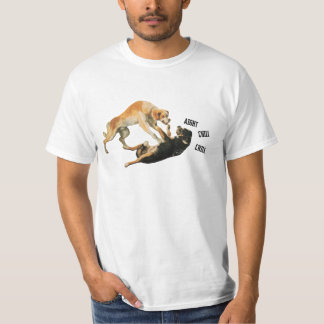 T-shirt Chiens de gestion de la colère, Aight chill