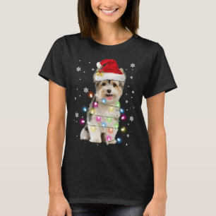 T-shirt Chiens de Yorkie Arbre Chandail de Noël Xmas Anima