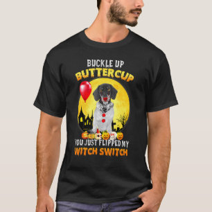 T-shirt Chiens d'Halloween Dachshund Happy Halloweiner