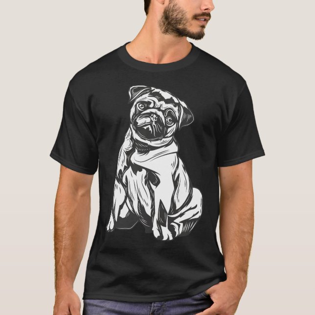 T-shirt Chiens En Chiens Essentiels (Devant)