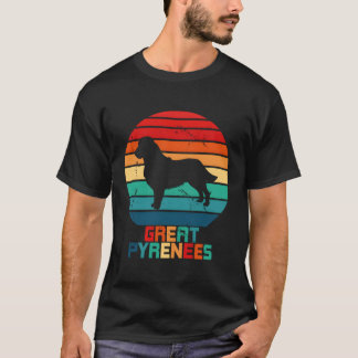T-shirt Chiens en silhouette d'animaux farcis des grandes