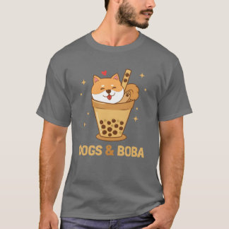 T-shirt Chiens et Boba Chien Daddy Chien Maman Dogfather S