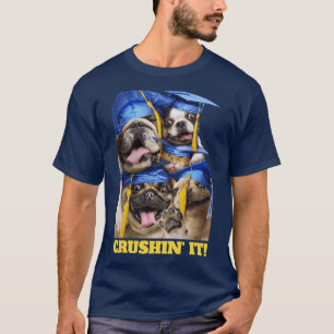 T-shirt Chiens et chats diplômés en photomaton