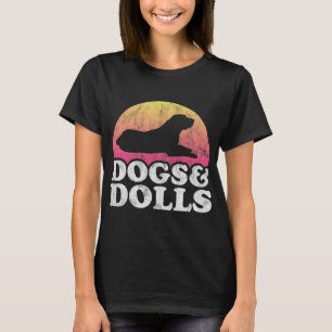 T-shirt Chiens et poupées Hommes ou femmes Chiens et poupé
