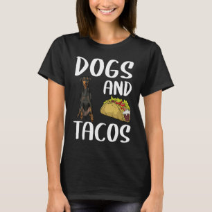 T-shirt Chiens Et Tacos Manchester Terrier Nourriture Mexi