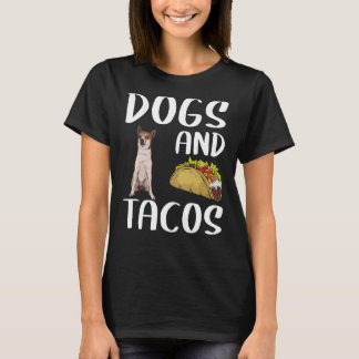 T-shirt Chiens Et Tacos Norvégien Chasse De Lundehunt Mexi