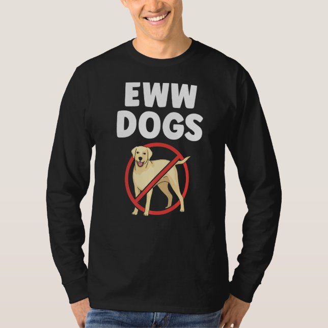 T-shirt Chiens Eww Animal Chats Chat Animaux (Devant)