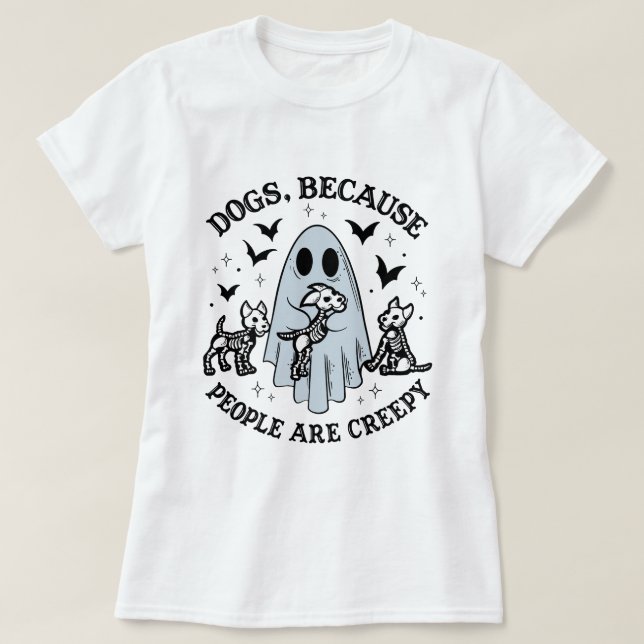 T-shirt Chiens fantômes (Design devant)