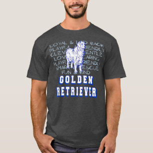 T-shirt Chiens Golden Retriever Chien race animal cadeau a