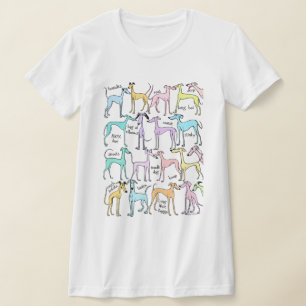 T-shirt Chiens Greyhound 19 Hounds amusants