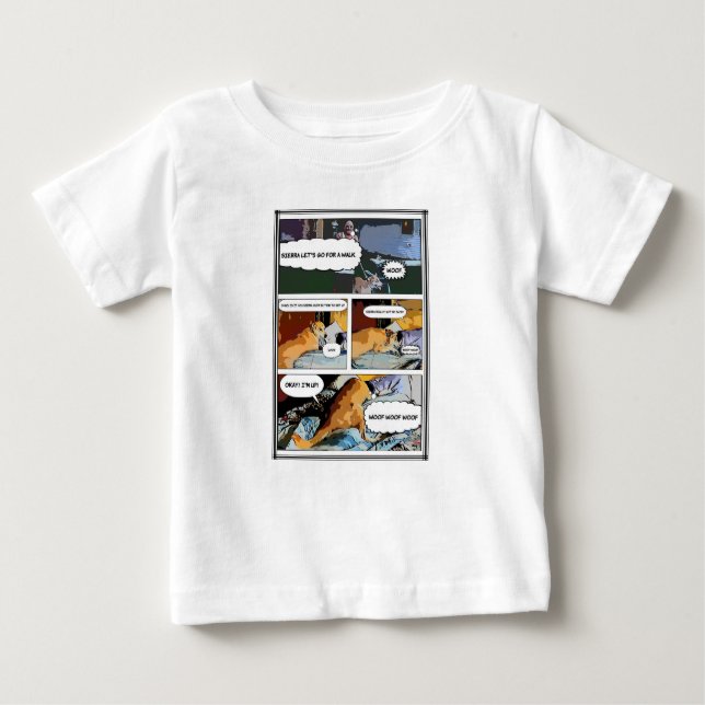 T-shirt chiens monde (Devant)