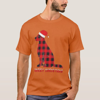 T-shirt Chiens Noël rétro