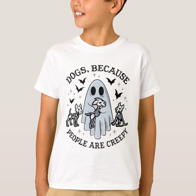 T-shirt Chiens Parce Que Les Gens Sont Déplaisants Drôle F (Devant)