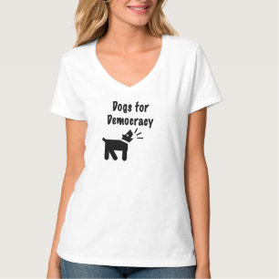 T-shirt Chiens pour la démocratie