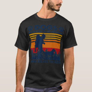 T-shirt Chiens Résoudre La Plupart De Mes Problèmes Randon