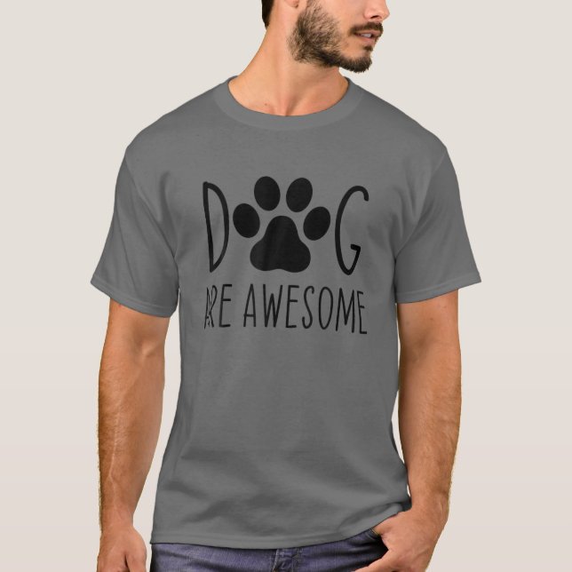 T-shirt Chiens Sont Des Amoureux de les chiens Magnifiques (Devant)