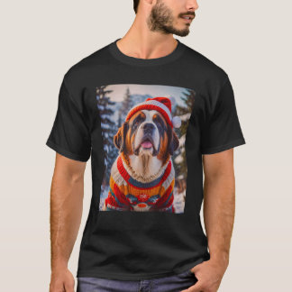 T-shirt chiens super mignons victimes de la mode Saint Ber