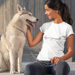 T-shirt Chiens supérieurs aux gens   Amoureux des chiens d