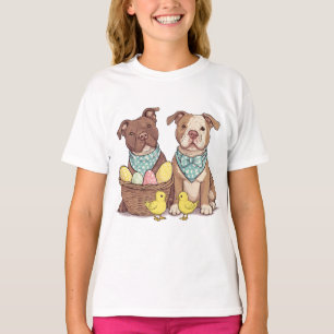 T-shirt Chiens taureaux de Pâques