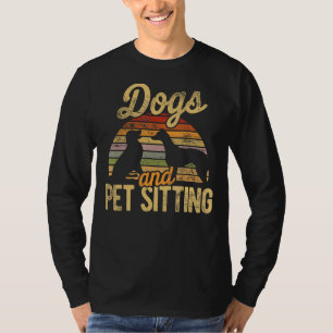 T-shirt Chiens Un Animau Assis Animal Animaux Animaux Anim