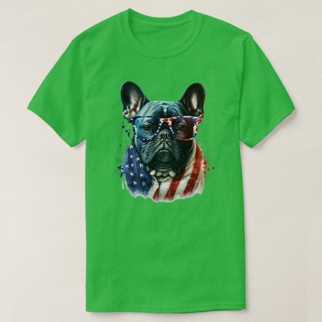 T-shirt Chiffre 4 juillet 4 (Design devant)