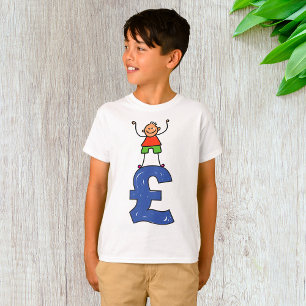 T-shirt Chiffre bâton joueur debout sur livre