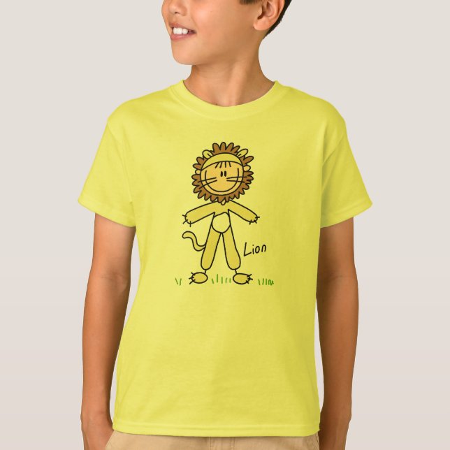 T-shirt Chiffre de bâton dans la chemise de costume de (Devant)