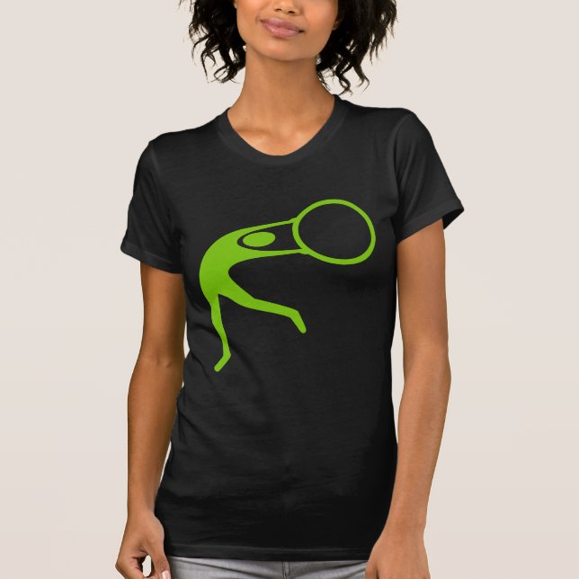 T-shirt Chiffre de gymnastique rythmique - Martian Green (Devant)