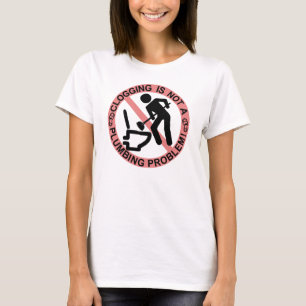 T-shirt Chiffre drôle danseur obstruant de bâton de