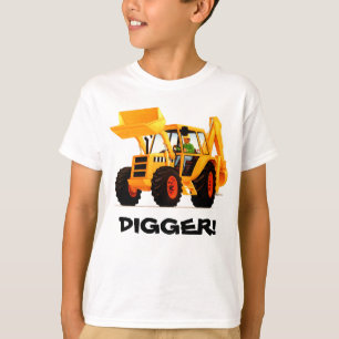 T-shirt Chiffre jaune personnalisé de l'enfant