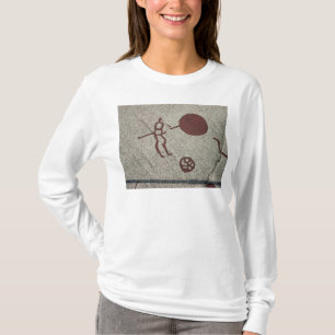 T-shirt Chiffre masculin avec le soleil