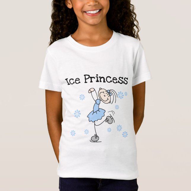 T-Shirt Chiffre princesse de bâton de glace (Devant)