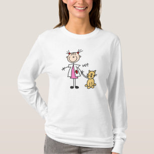 T-shirt Chiffre vétérinaire de bâton