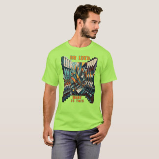 T-shirt Chiffres Abstraits avec effet papillon