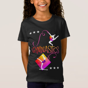 T-Shirt Chiffres de gymnaste fille mignonne Gymnastique Gr