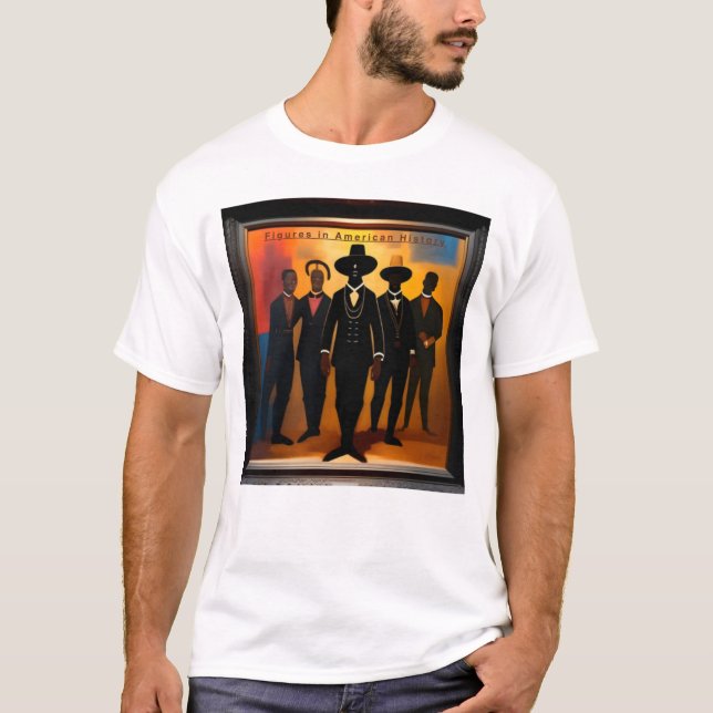 T-shirt Chiffres de l'histoire américaine (Devant)