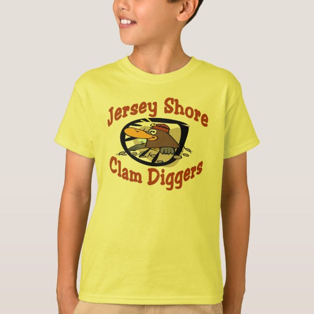 T-shirt Chiffres de palourdes Jersey Shore (Devant)