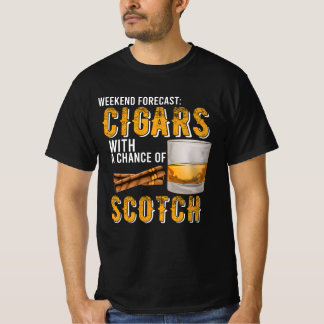 T-shirt Chiffres de prévision de fin de semaine avec la ch