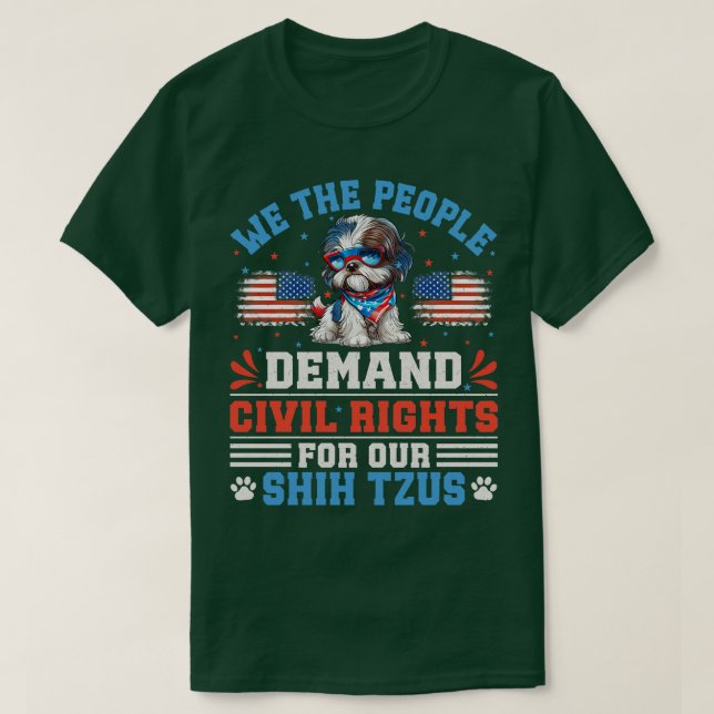 T-shirt Chih Tzu Chien Patriote (Design devant)