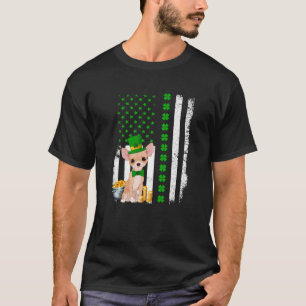 T-shirt Chihuahua Amoureux des chiens St Patrick's Day Cos