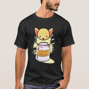 T-shirt Chihuahua Antidépresseur Tenue Pour Femme