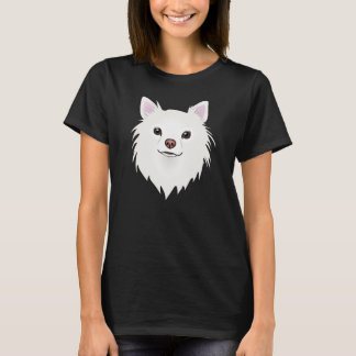 T-shirt Chihuahua blanc et duveteux