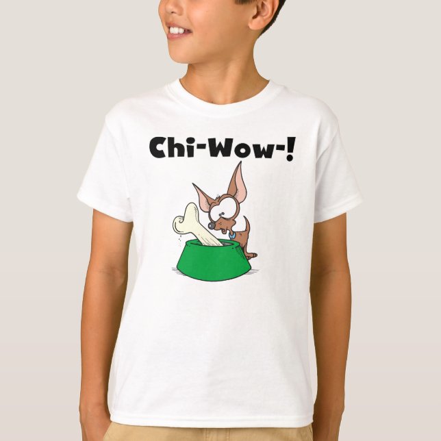 T-shirt Chihuahua Chi-Wow (Devant)