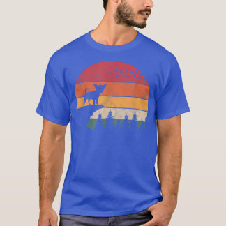 T-shirt Chihuahua Chien Coucher de Soleil Style Rétro pour