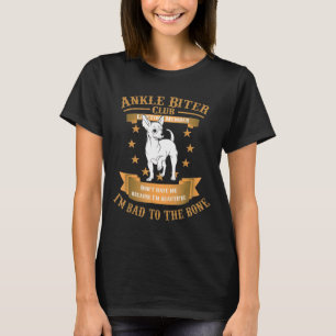 T-shirt Chihuahua Chien Et Chiots Je Suis Mauvais À L'Os